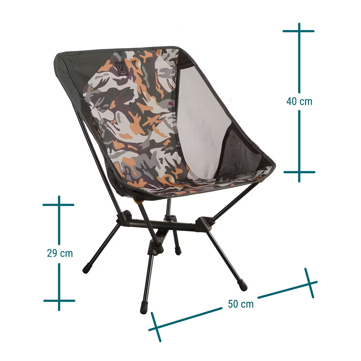 LOW CHAIR 500 M - FOLDING & COMPACT