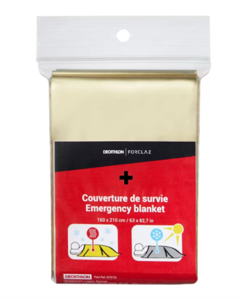 Single-use survival blanket
