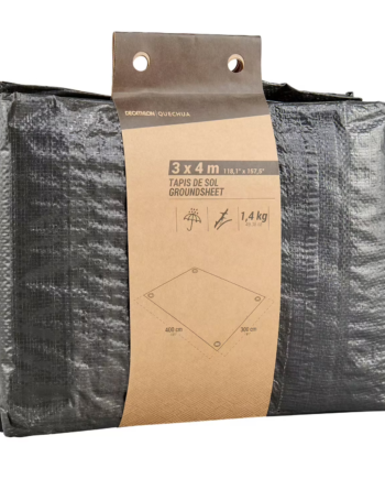 WATERPROOF GROUNDSHEET FOR TENTS AND CAMPING TRIPS – 3 X 4 METRES